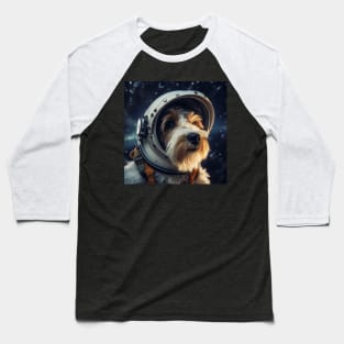 Astro Dog - Wire Fox Terrier Baseball T-Shirt